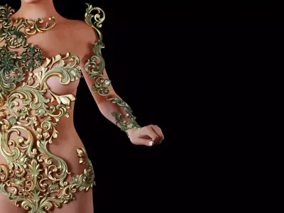 60 Sahra Ornament VOL02  3D model