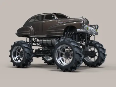 Monster truck 3D model