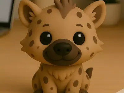 Hyena - Kawaii Animals Collection 3D print model