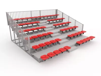 Bleachers 21 3D model