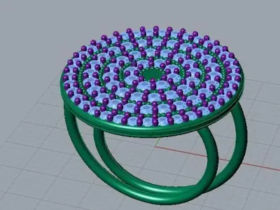 Helix Ring 3D print model