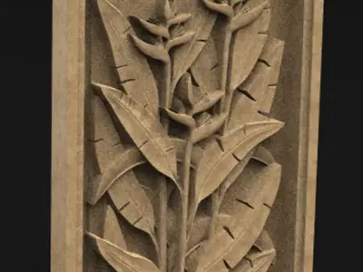 Decorative Panel Nature 3 3D Model 3D print model