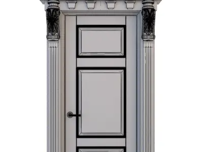 Door Classic 3D model
