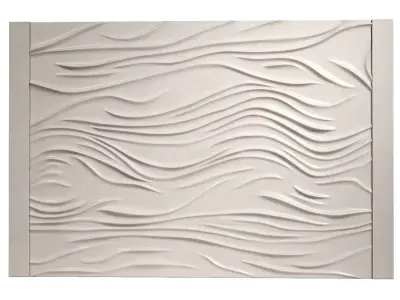 Decorativ panel wave 25 3D model