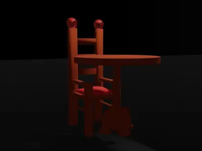 Dining set  Free 3D model purchase