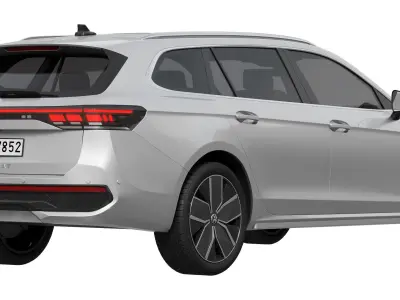 Volkswagen Passat Variant R 2024 3D model