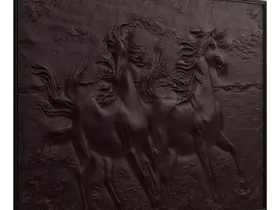 3D wall paint 2 3D model