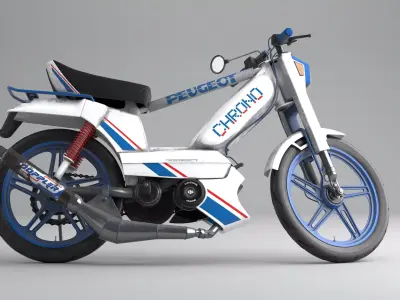 PEUGEOT 103 Chrono v2 3D model