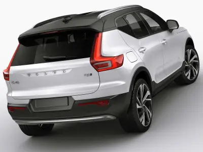 Volvo XC40 2018 3D model
