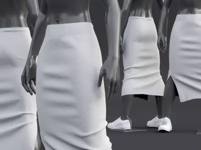 Nike Womens Skirt 3D model