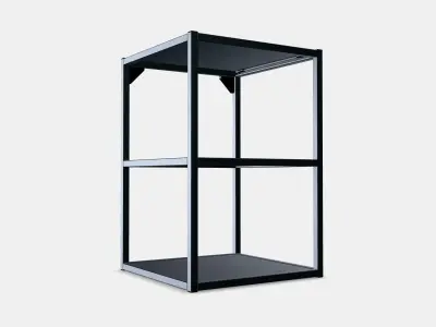 ENHET Base fr w shelves Low-poly 3D model
