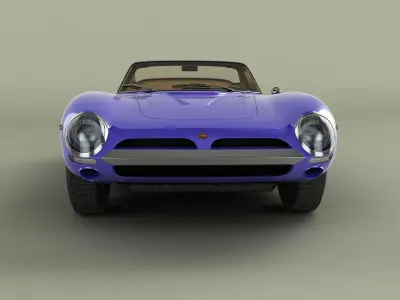 Bizzarrini 5300 GT Targa 3D model