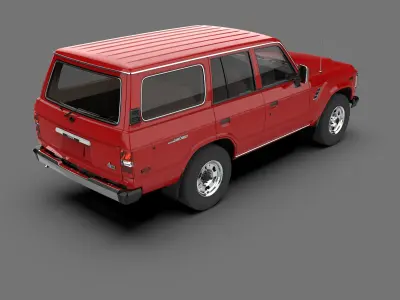Toyota Land Cruiser J60 1988 3D model
