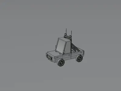 Vehicle toy car Free 3D model
