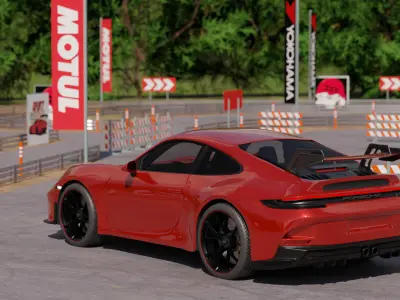 Porsche 911 GT3 922 2022 3D model