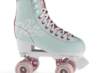 Rio Roller Script rollers Quads 3D model