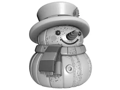 Christmas Iceman 3D Printable Model 3D print model