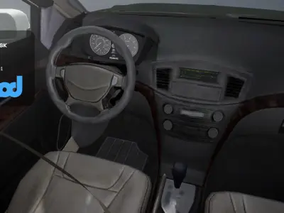 TW Police Car 001 3D model