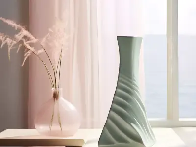 Similune Vase for Bedroom Decor 3D print model