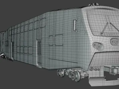 BiLevel train 3D model