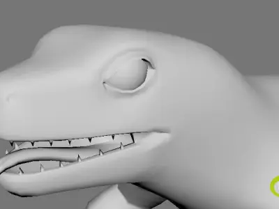 Lizard  Animation Low-poly 3D model