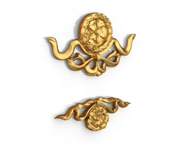 Classic decor ornament 187 3D model