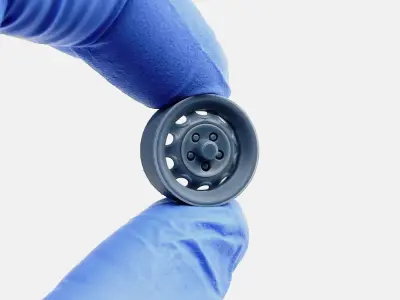 15x6 15x7 15x8 15x10 Mopar Rallye Wheel and Brake 3D print model