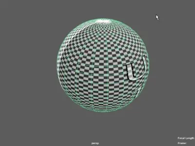Yellow ball 3D model