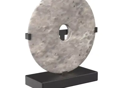 Round Sculpture Artwork PBR 3D model