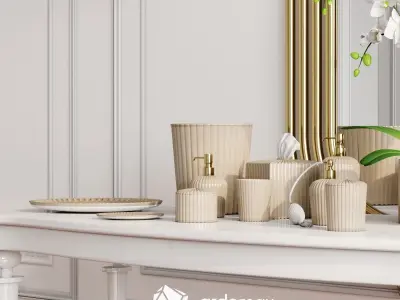 Decorative set 02 3D model