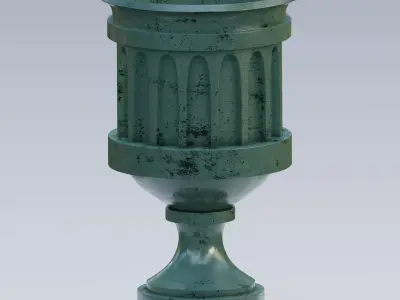 Garden urn planter26 3D model
