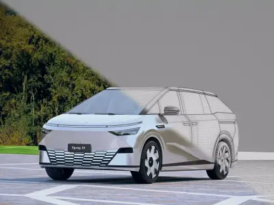 Xpeng X9 2024 3D model