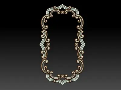 Decorative frame 6 3D model
