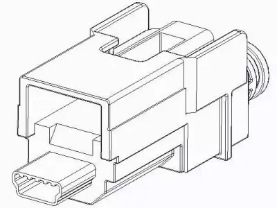 111014-9000 Molex USB connector  3D print model