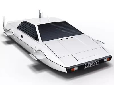 Lotus Esprit S1 Submarine Car 3D model