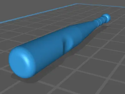 Baseball bat 3D print model