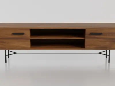 Tv Stand - Tv Bench - Media Unit 3D model