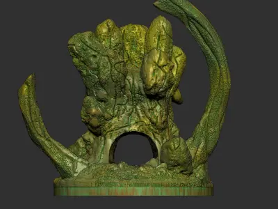 Fish tank decor 3d print Model 3D print model