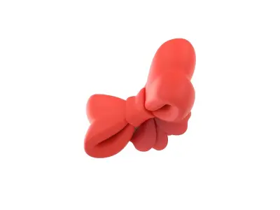 Flower Bow 3D model
