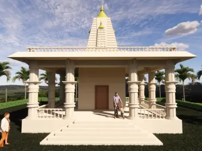 Temple Design - 3D Model 3D model