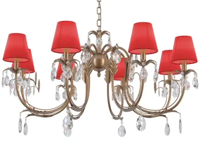 Chandelier Meranola E 1 1 8 AG 3D model