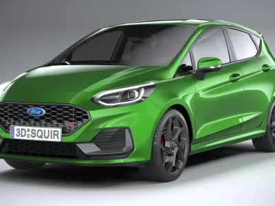 Fiesta ST 5-door 2022 3D model