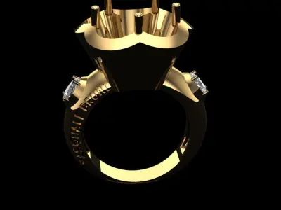 PASQUALE BRUNI RING 3D print model