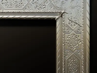Moroccan frame mirror rg10 3D model