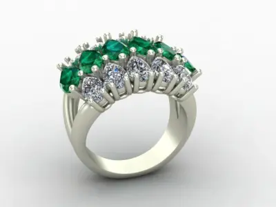 Wedding ring 3D print model