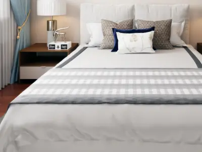 bedroom Chinese style 3D model