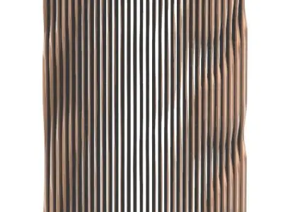 Artistic slices of modern curves and wave 3D print model