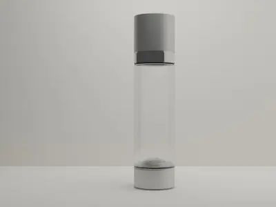 Airless containers Low-poly 3D model