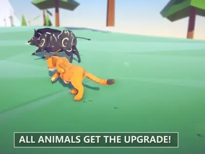 Poly Art Cougar Panther and Mountain Lion Low-poly 3D model