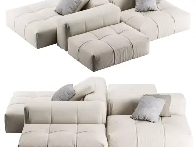 Pixel Sofa by Saba 3D model